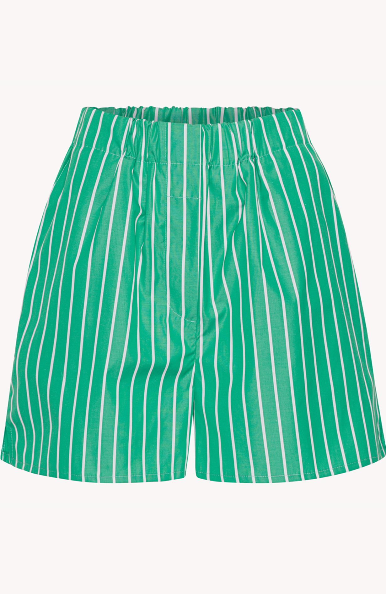 I Blame Lulu Audrey Shorts - Green Stripe