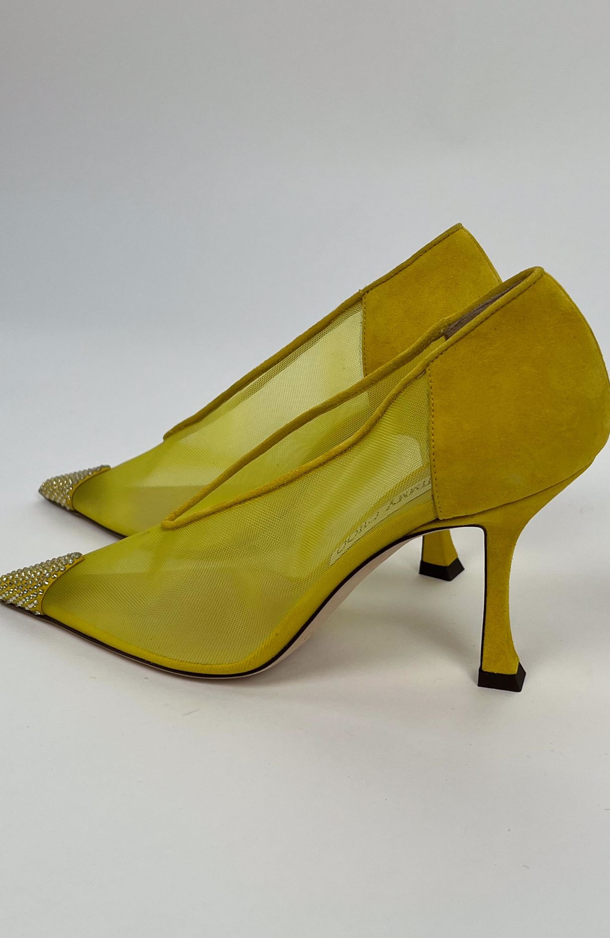 Jimmy Choo heels yello size 38+box