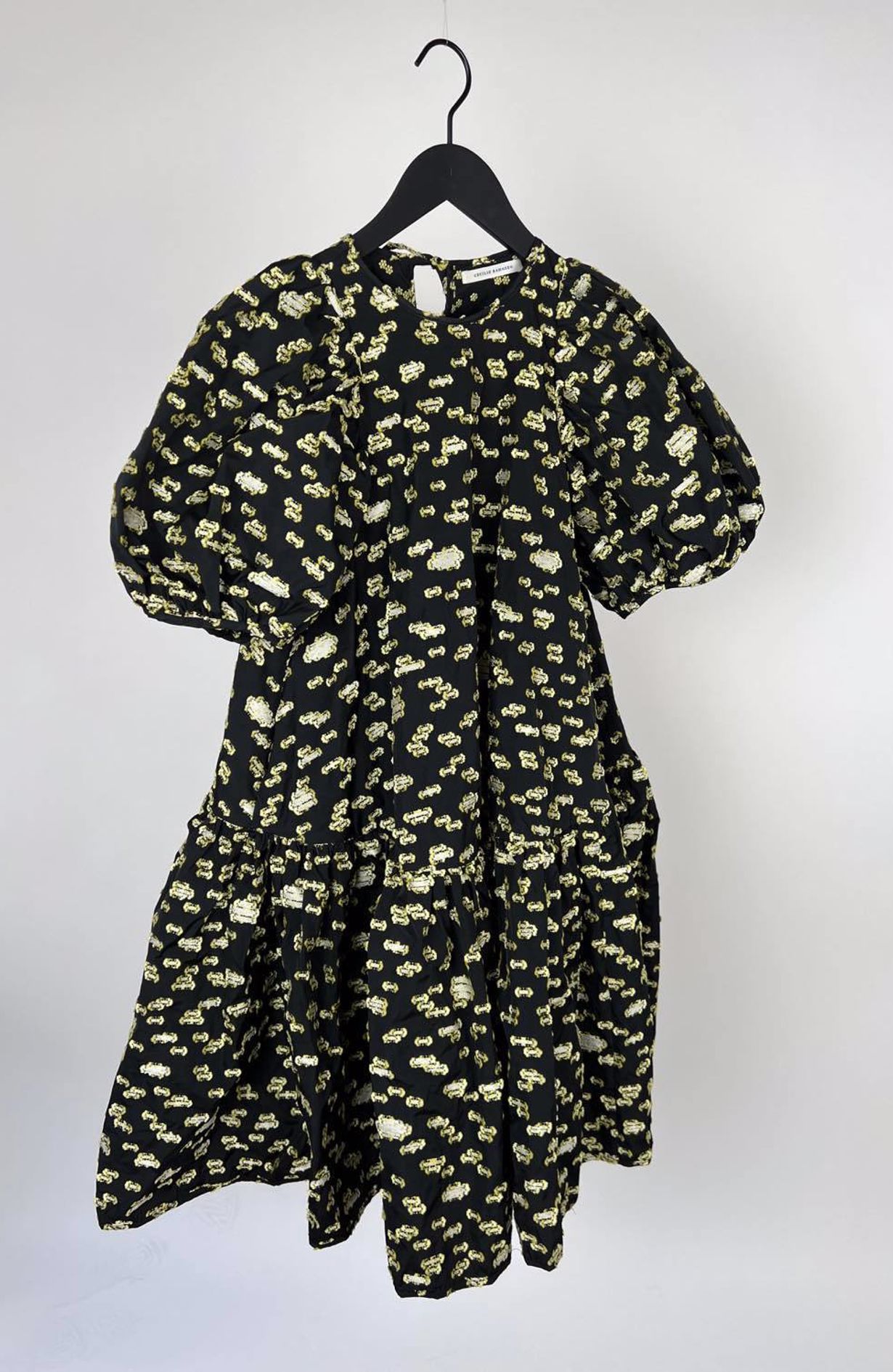 Cecilie Bahnsen Dress Black flower size UK8 (36)