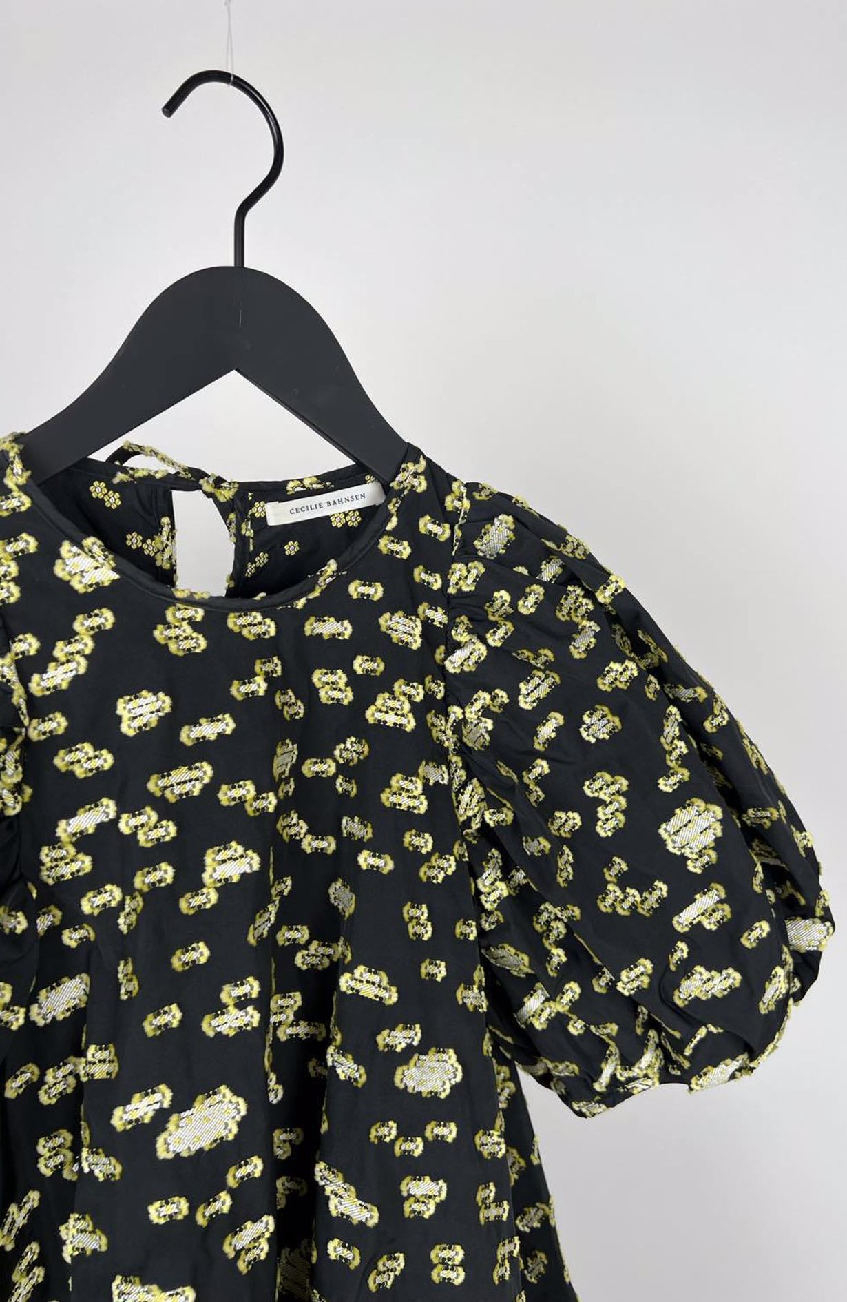 Cecilie Bahnsen Dress Black flower size UK8 (36)