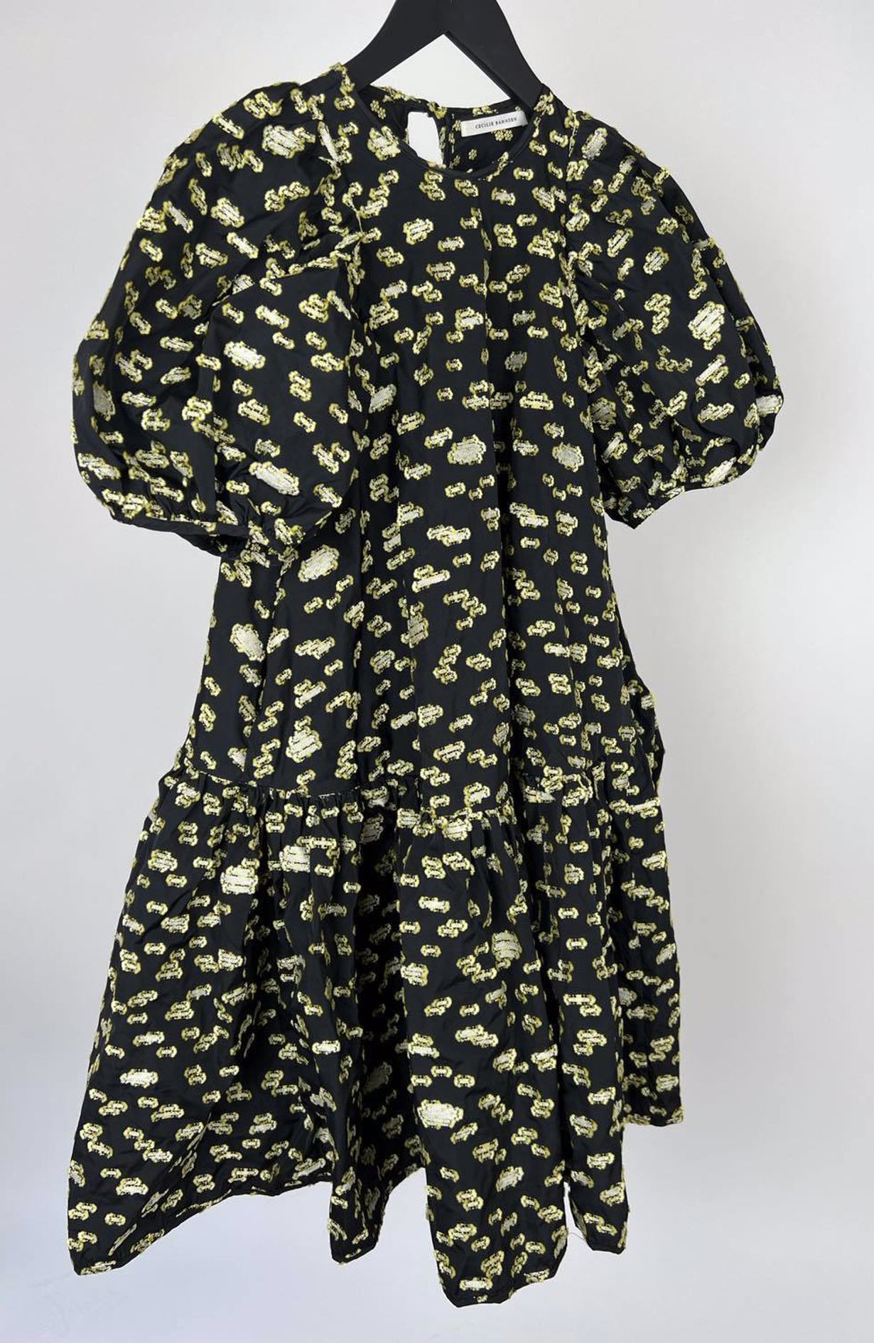 Cecilie Bahnsen Dress Black flower size UK8 (36)