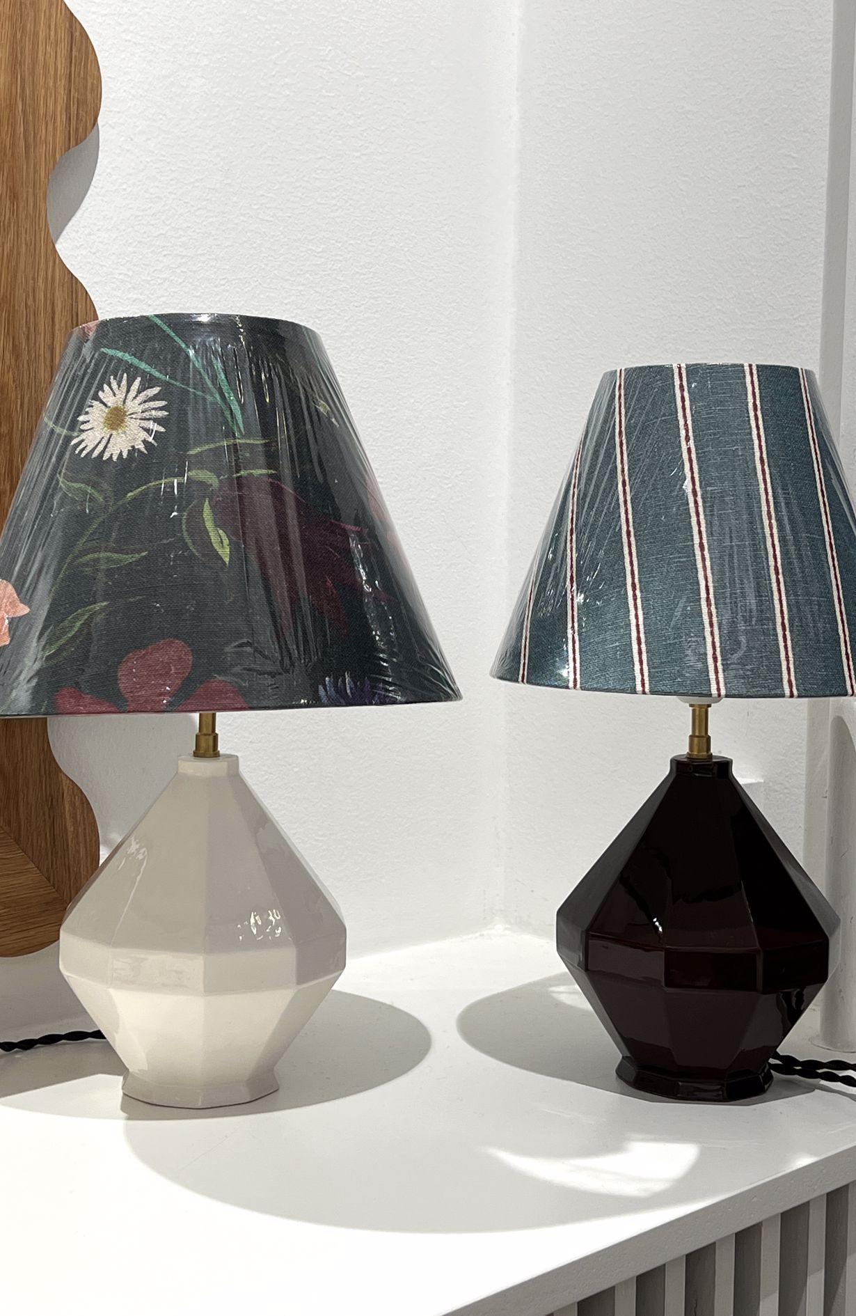 Lampshade small thin S-shape 20S