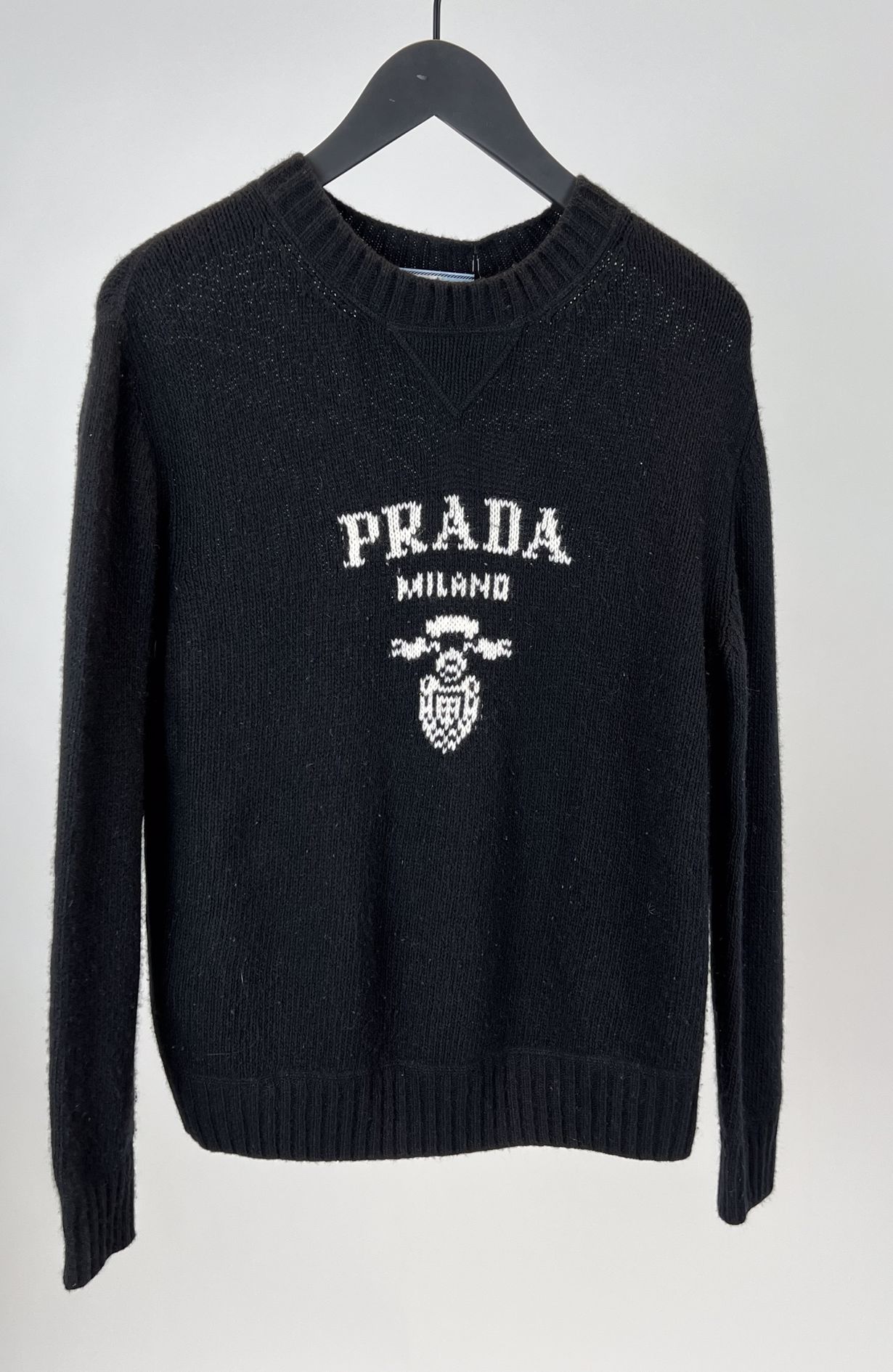 Prada knit black logo size it40