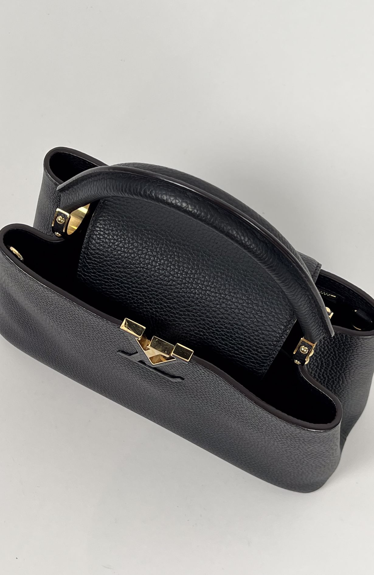 Louis Vuitton cappuchines bag black