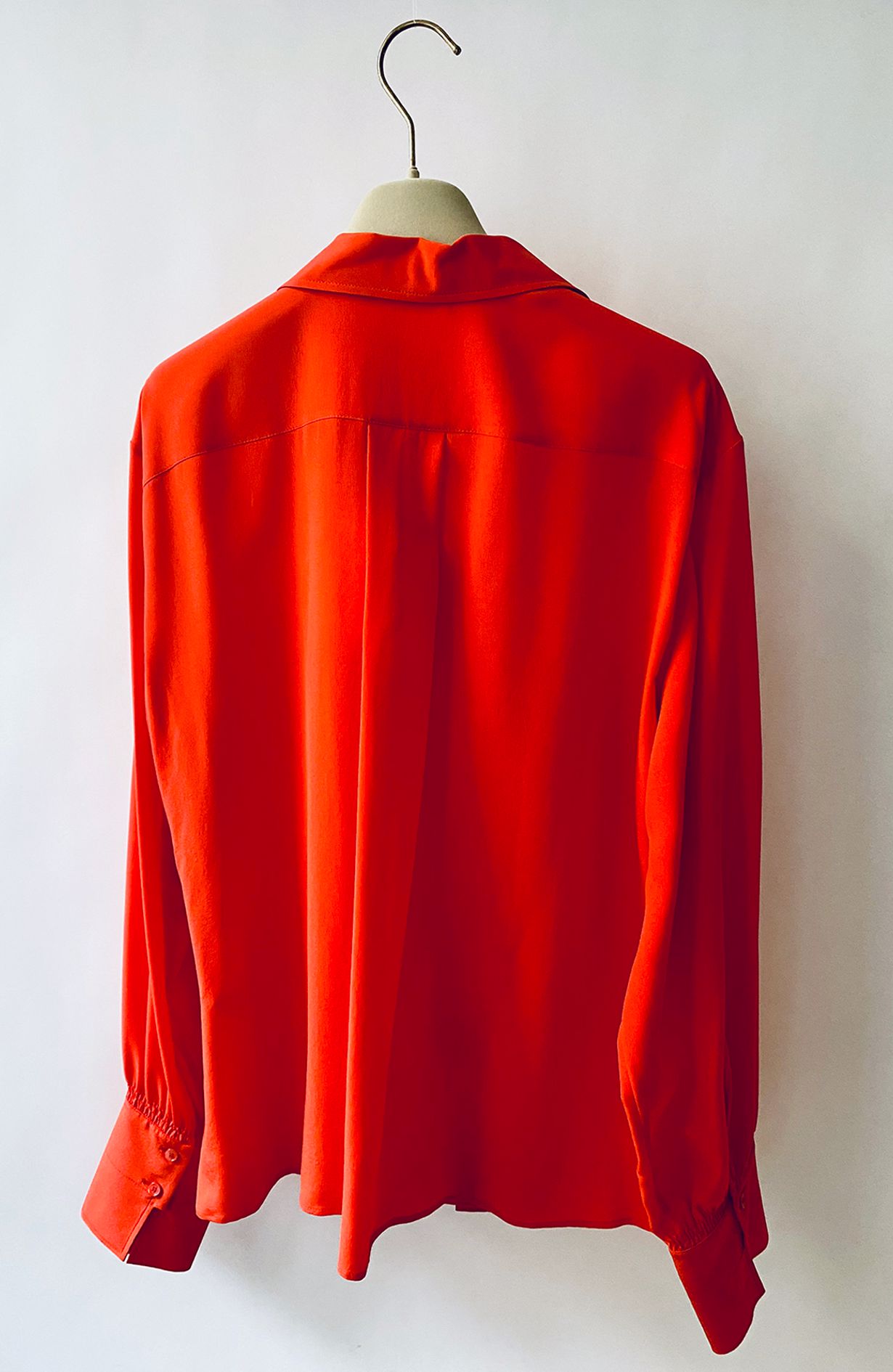Chloe shirt silk coral 