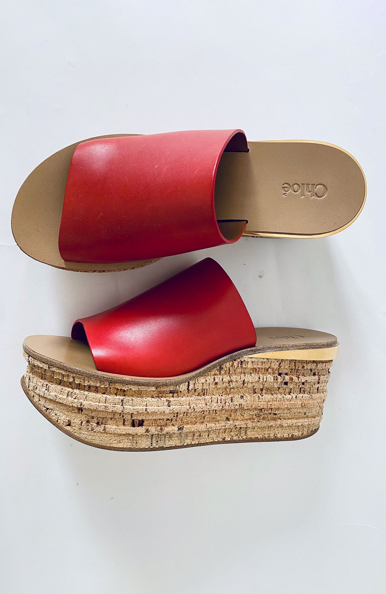 Chloé wedges red size 38,5