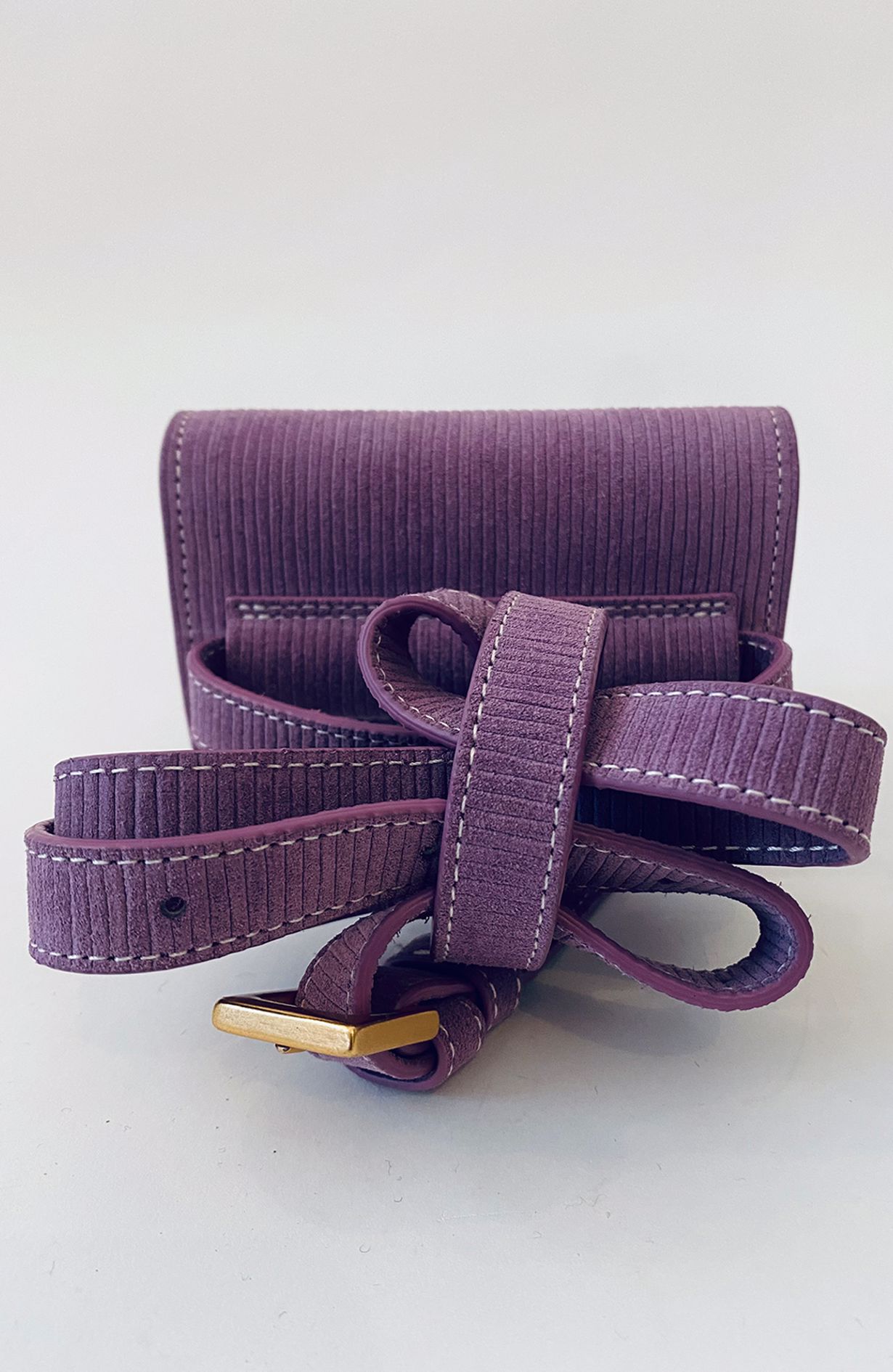 Jacquemus belt bag purple