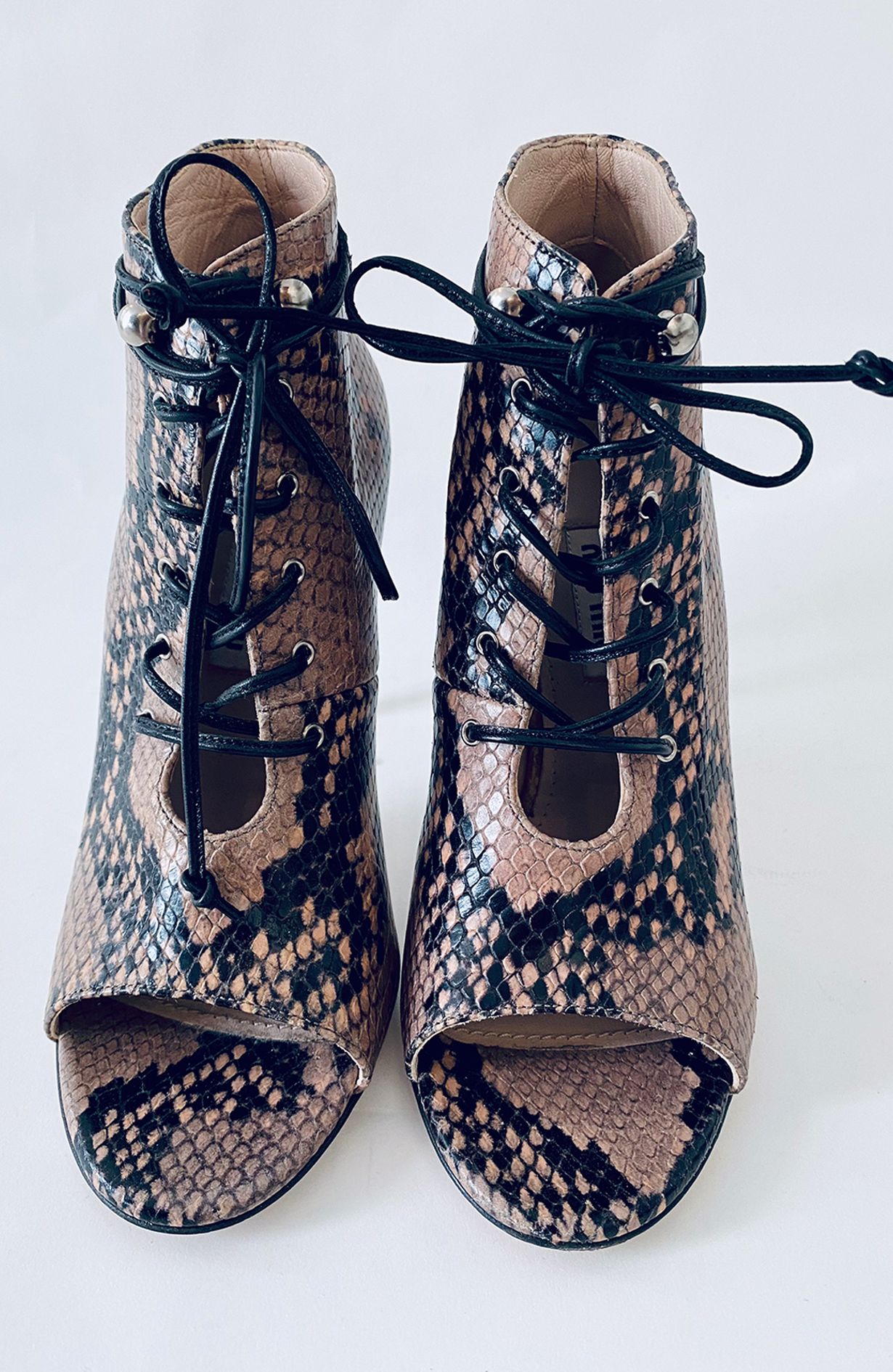 Miu Miu stilettoes snake size 35 