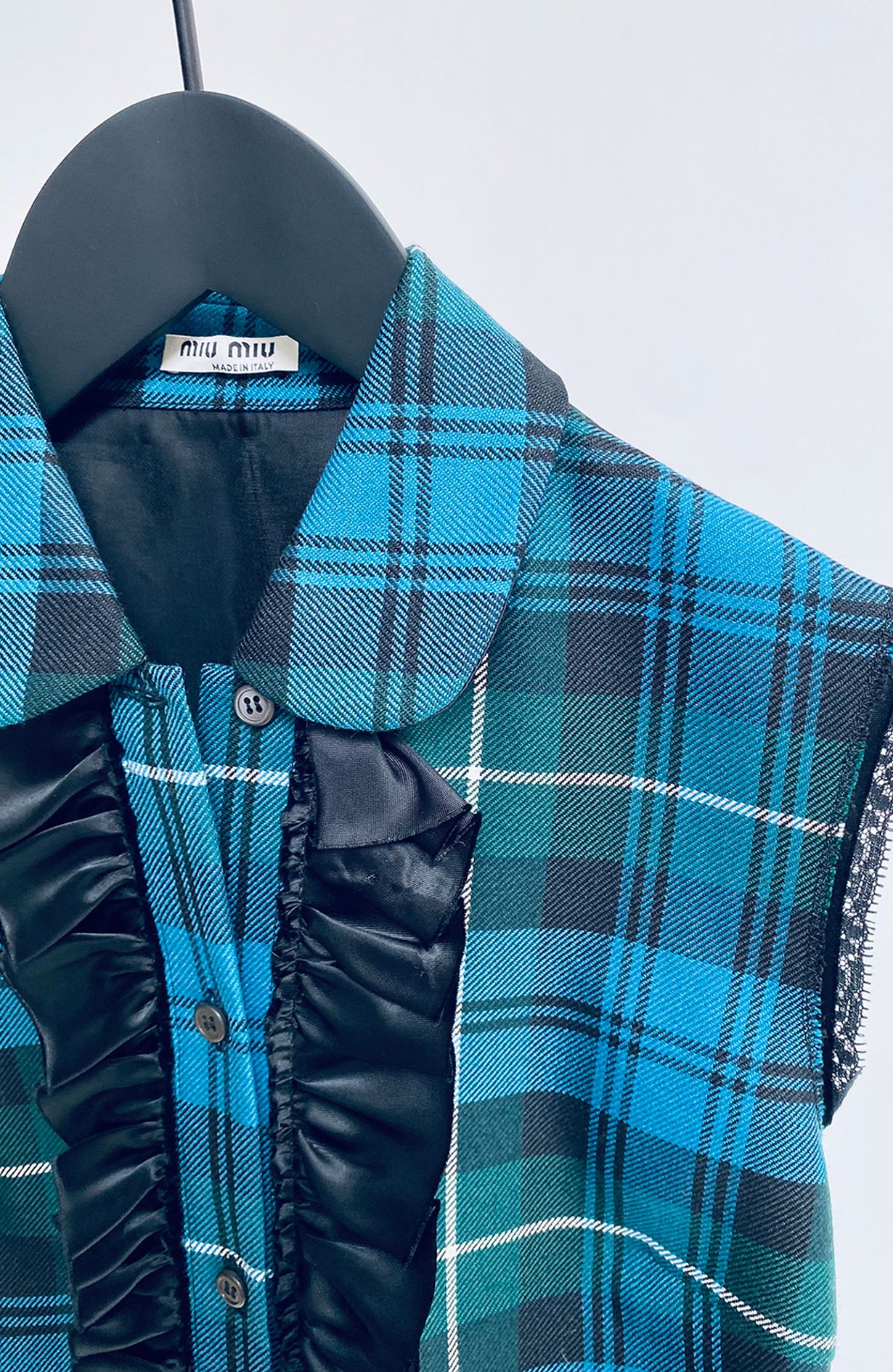 Miu Miu checkered vest size IT38