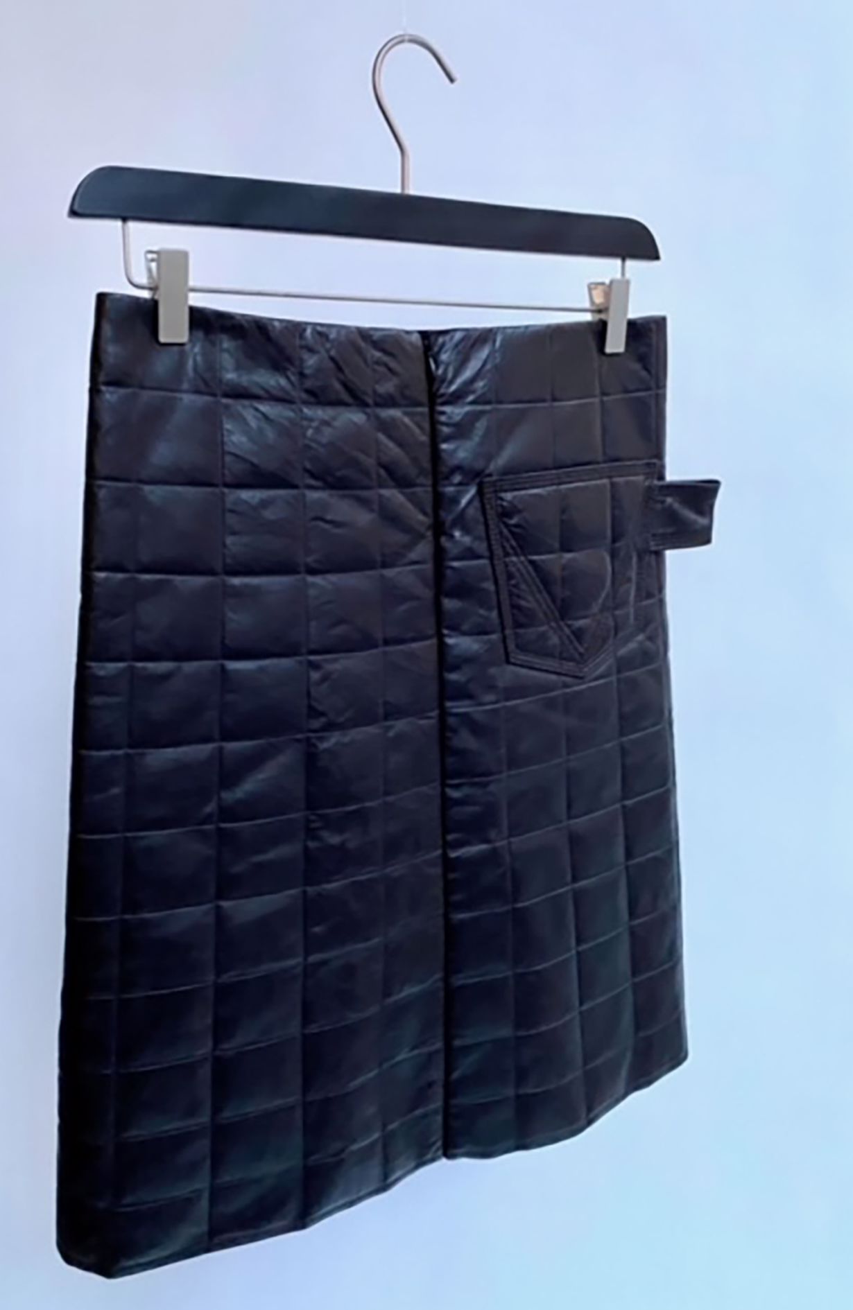 Bottega Veneta Quilted Leather Skirt - Size IT 38