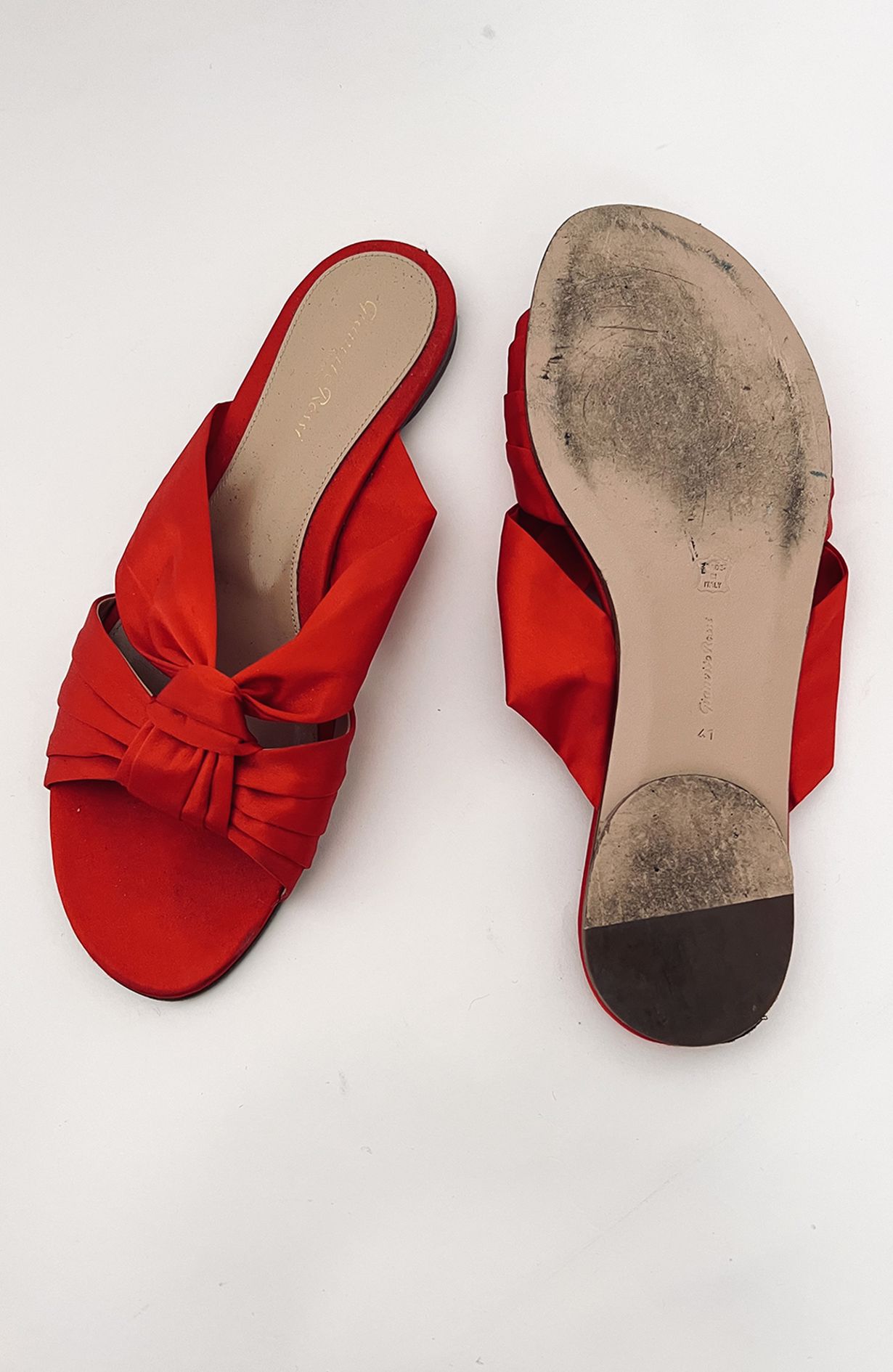 Gianvito Rossi Red Sandals - Size 41