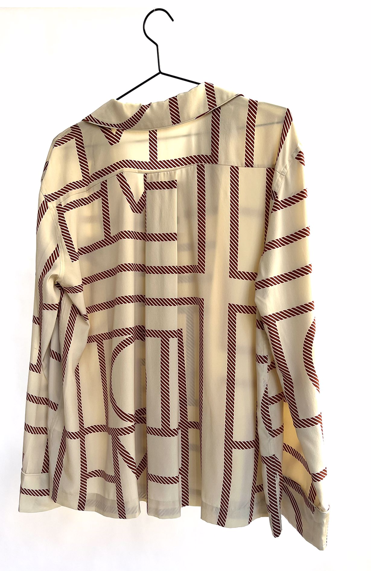 Toteme Salvador Silk Shirt - Size XS