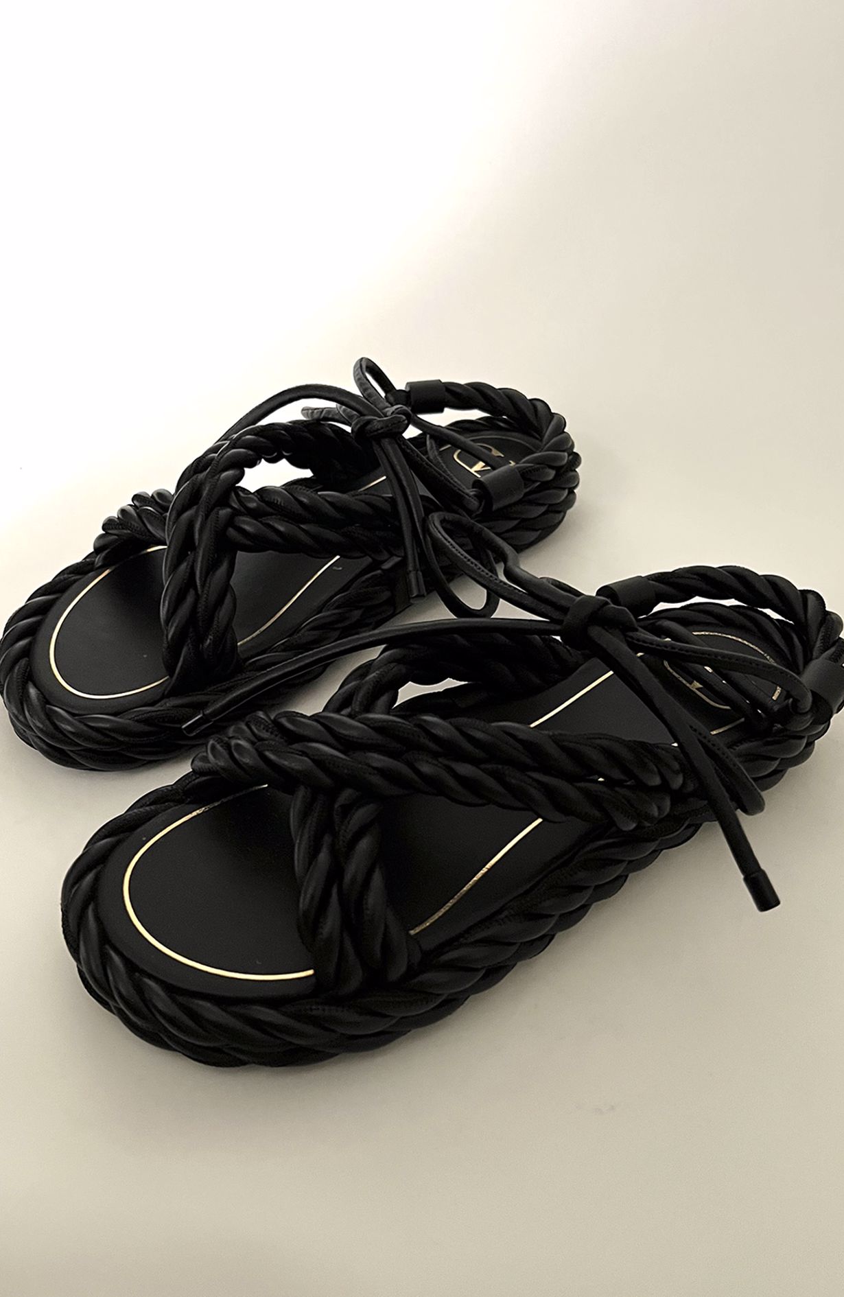 Valentino Black Sandals - Size 38
