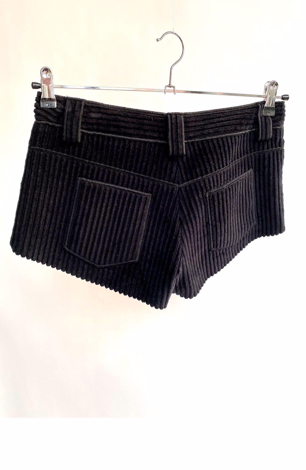 Saint Laurent Black corduroy shorts size fr36