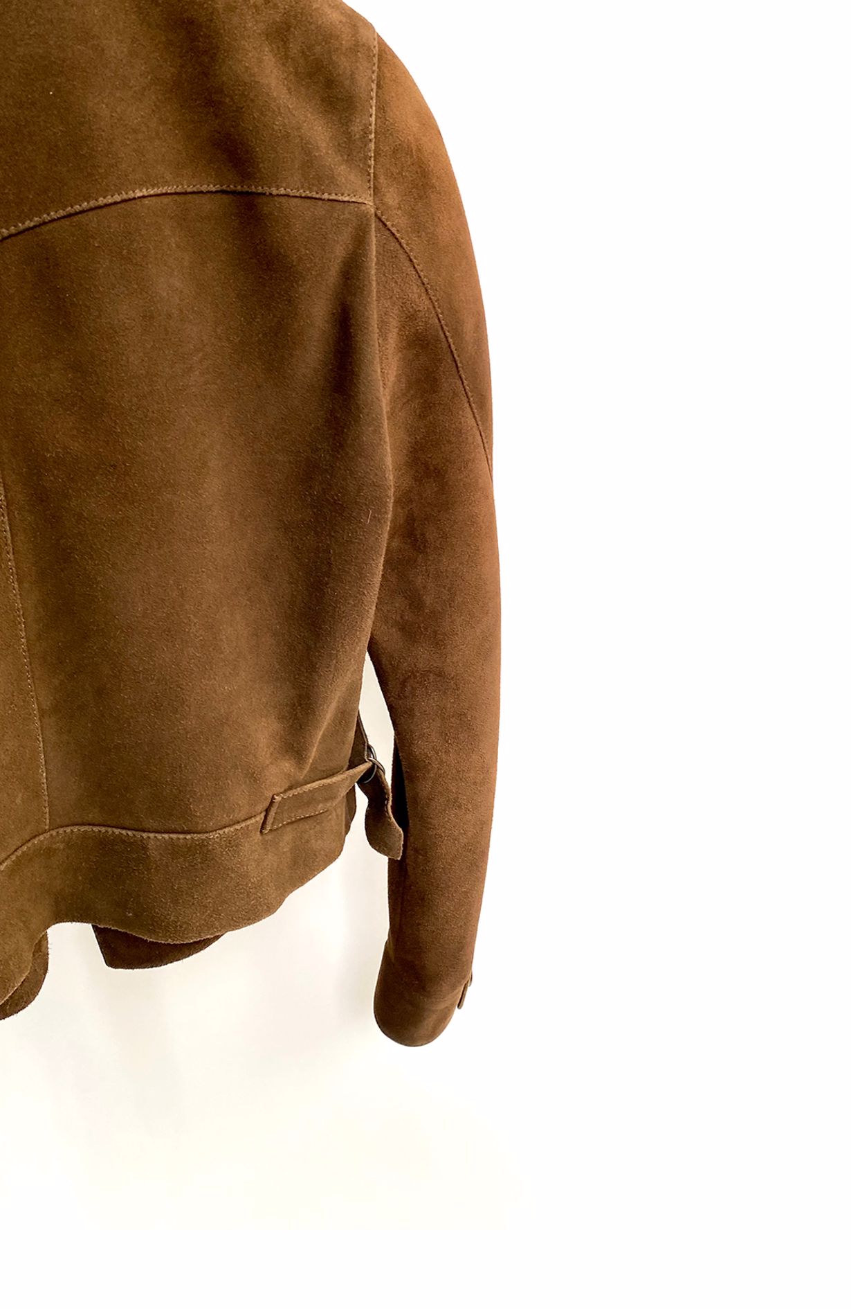 Saint Laurent suede brown jacket size fr38