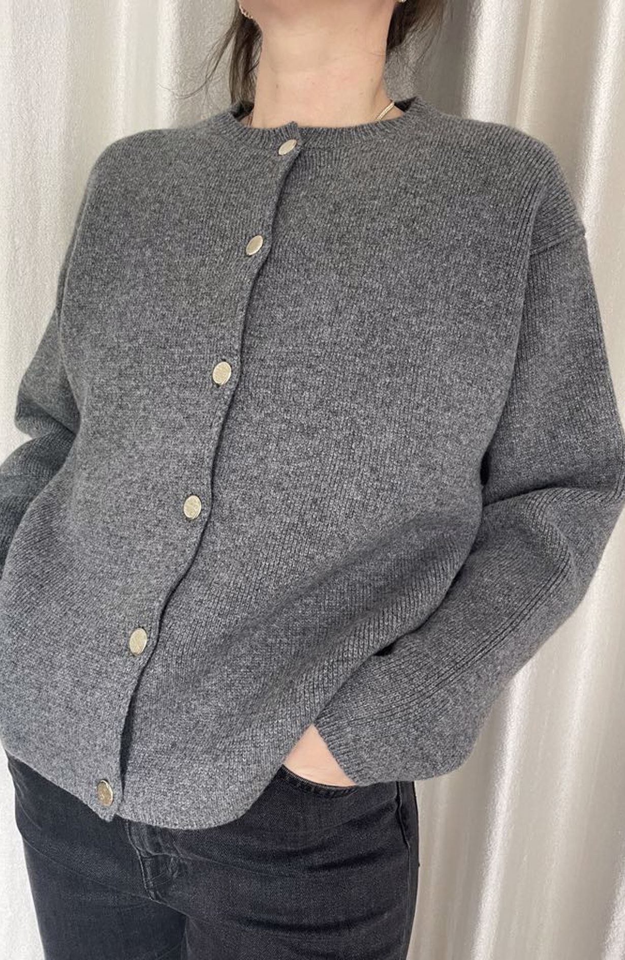 Iblamelulu Agnes cardigan Drakkar