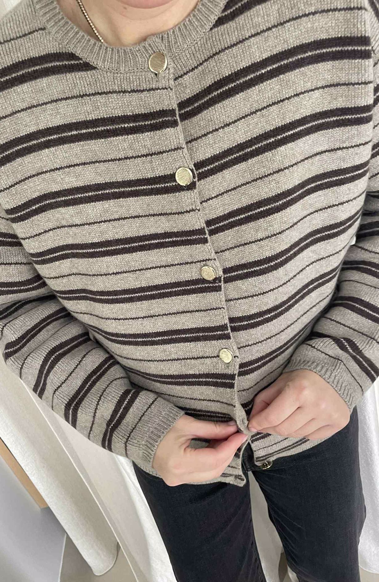 Iblamelulu Agnes cardigan Drakkar