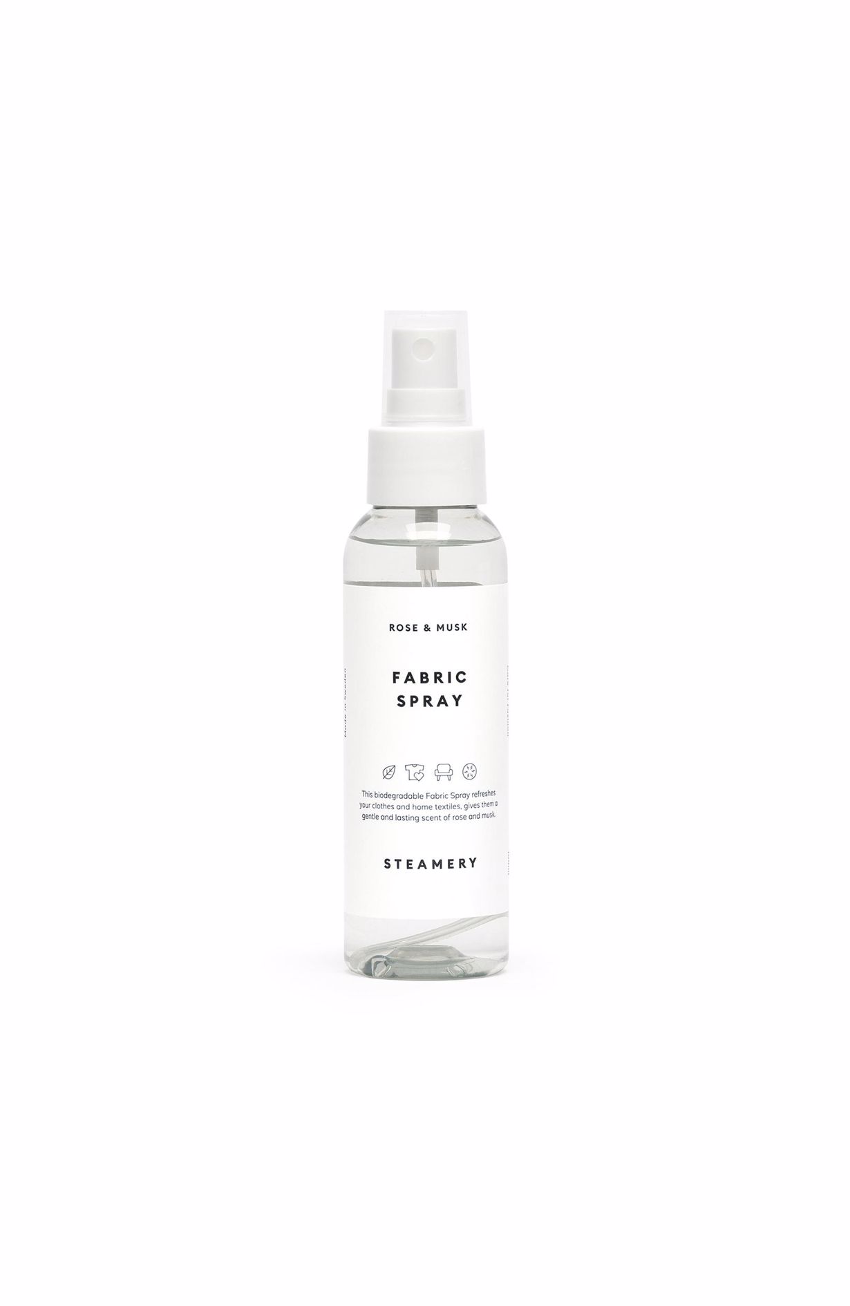 Steamery fabric spray rose & musk 100ml
