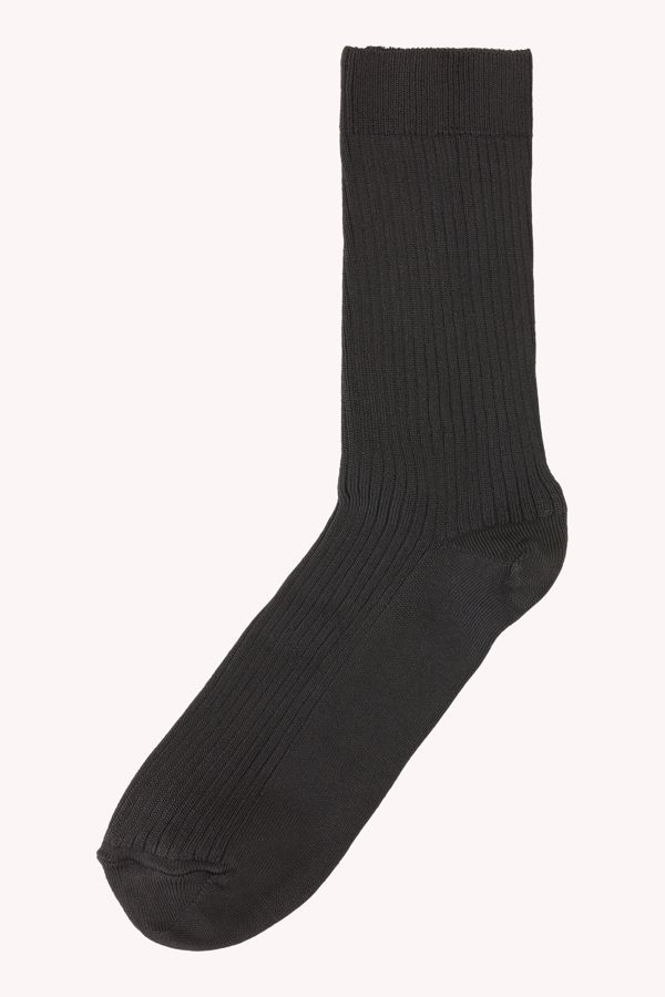 MP Cotton rib socks black