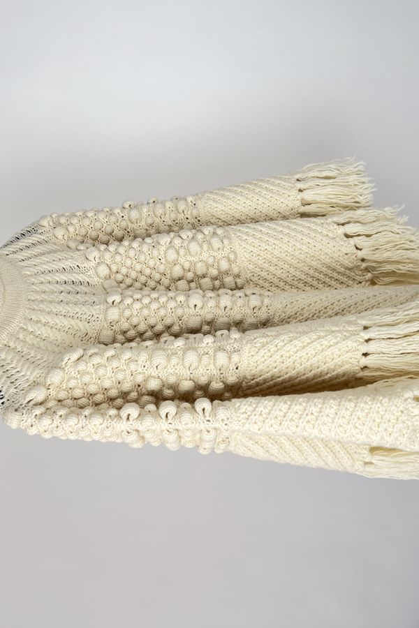 Saint Laurent poncho cream size XS 