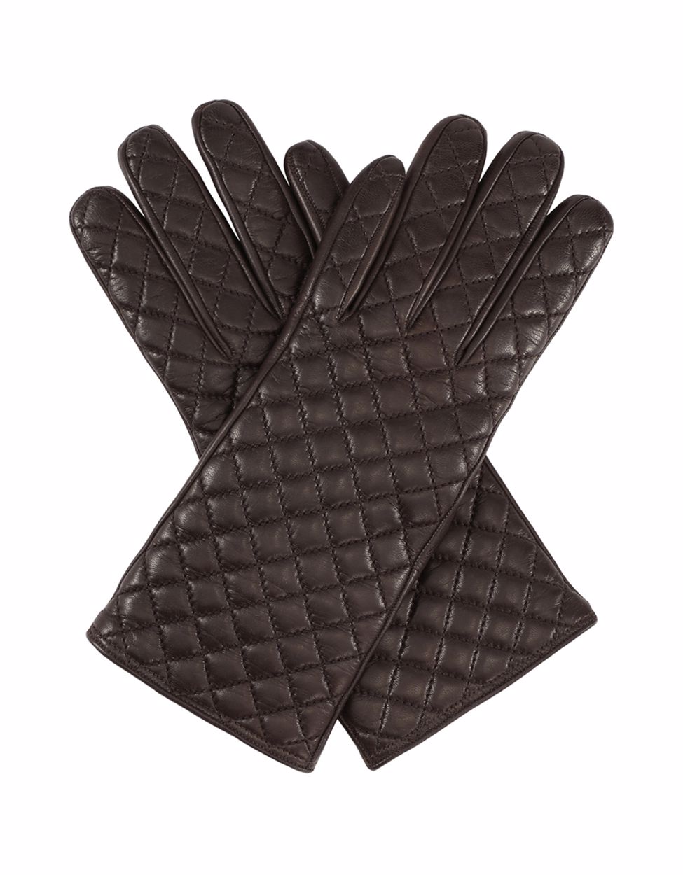 Small Quilt Gloves - Brown