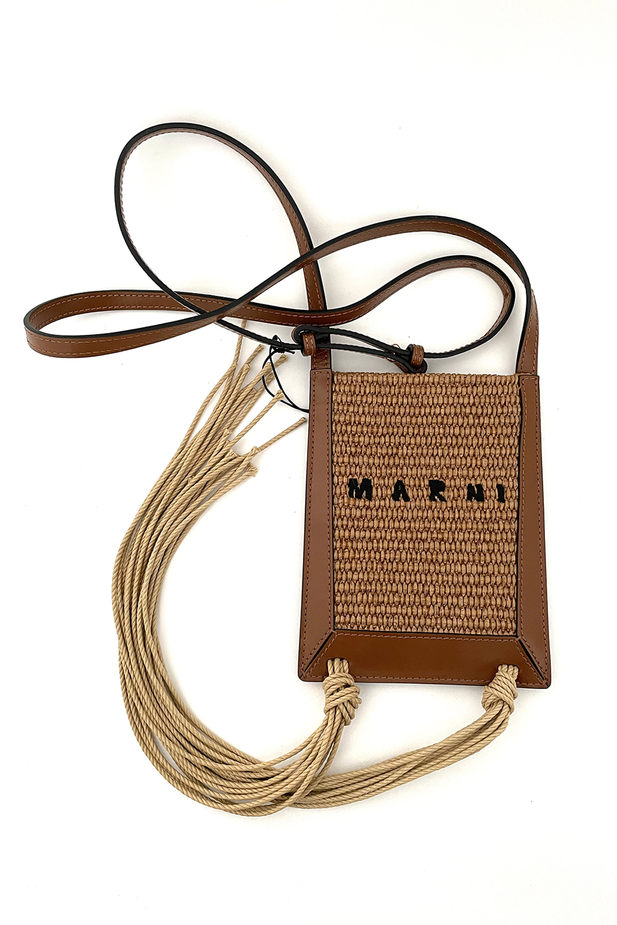Marni Phone Bag - Brown 