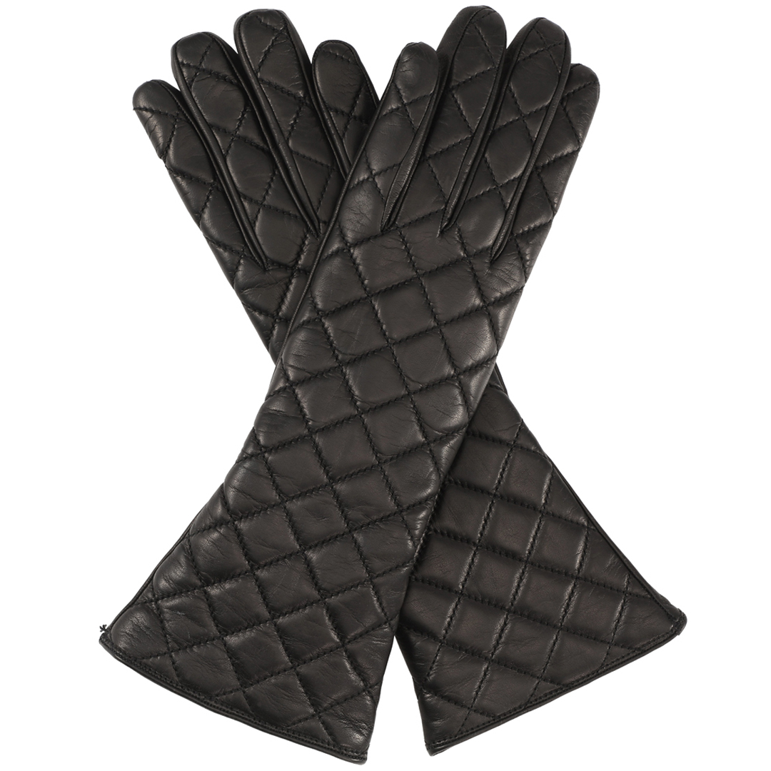 Large Quilt Gloves - Black
