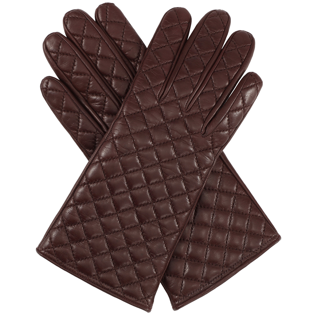 Small Quilt Gloves - Bordeaux